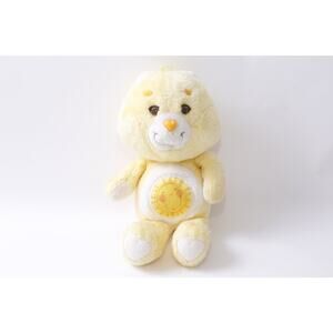 Kenner, Care Bears, Funshine Bear, Plush, Soft, Toy, Doll, Yellow, Sun, Vintage,